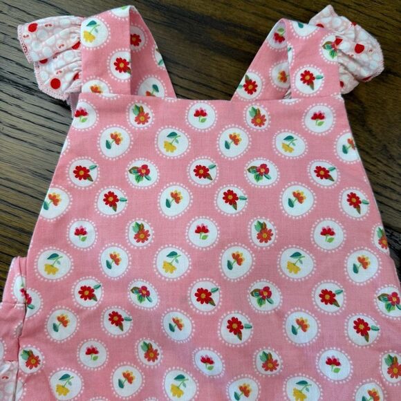 Ricrac and Ruffles Pink Bubble Romper New 2T - Picture 3 of 4